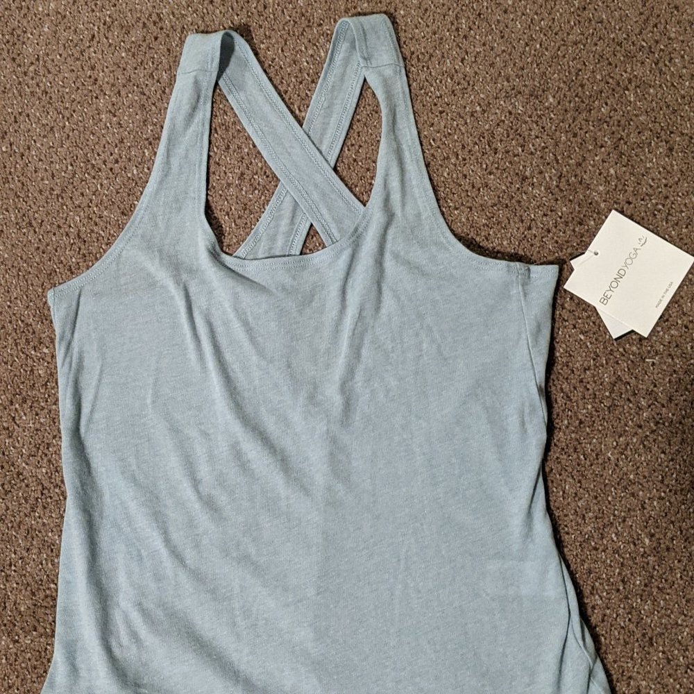NWT Boyfriend Jersey Crossback Tank, Size XS